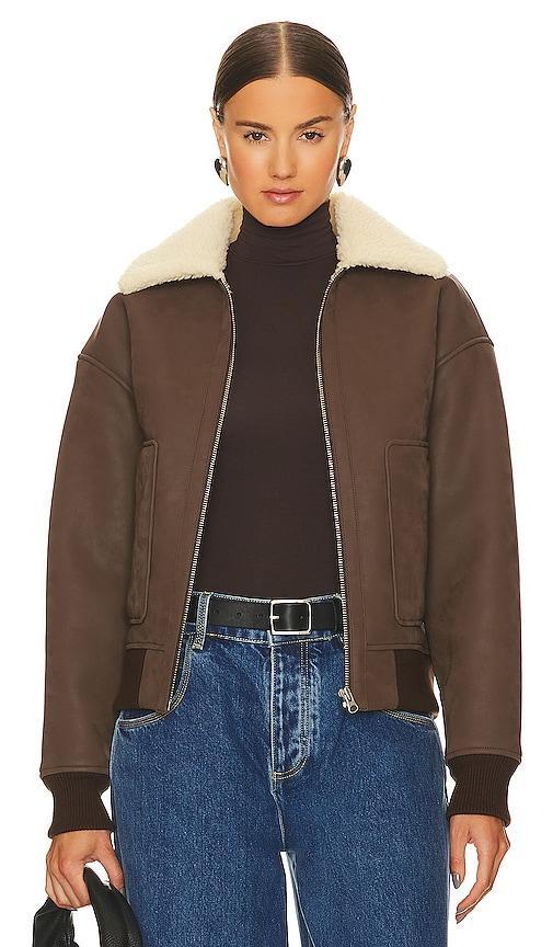 Camila Shearling Bomber Product Image