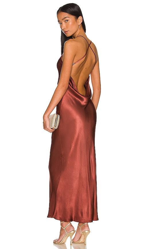 Thalia Cowl Back Bias Midi Dress product image