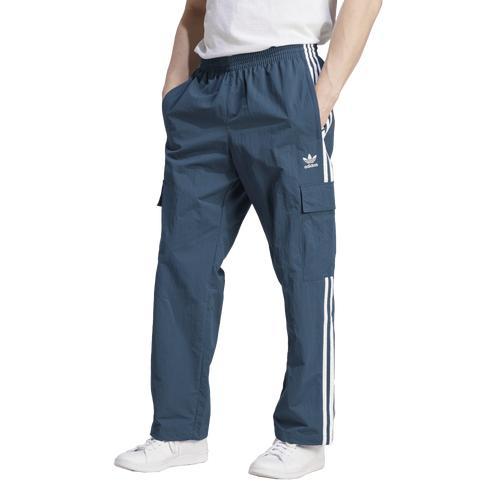 adidas Originals Mens 3 Stripe Cargo Pants - Arctic Night/White Product Image