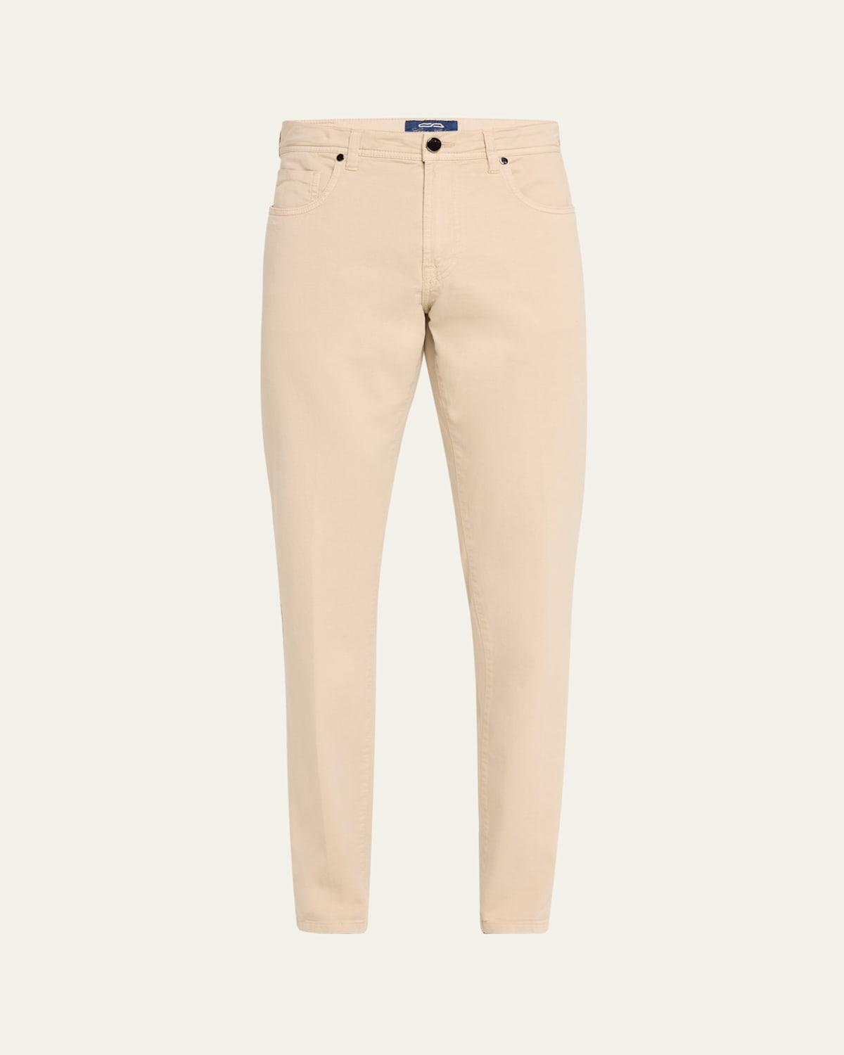 Mens Cotton and Cashmere 5-Pocket Pants Product Image