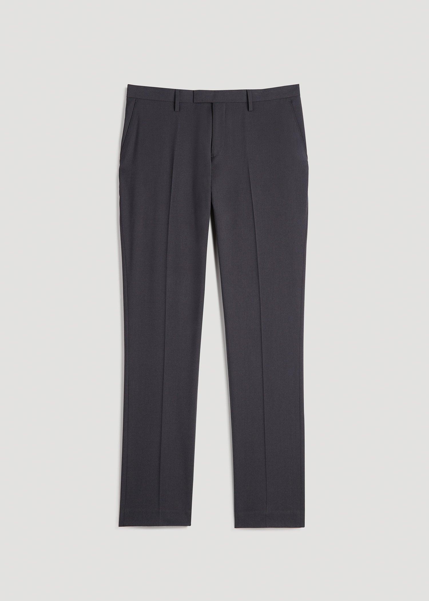 Suit Trousers for Tall Men in Mid Grey Male Product Image