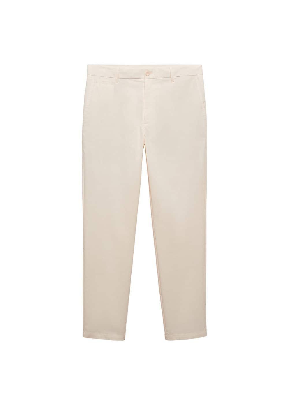 MANGO MAN - Cotton chinos whiteMen Product Image