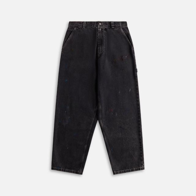 Maison Margiela 14oz Origin Paint Jeans - Black Male Product Image