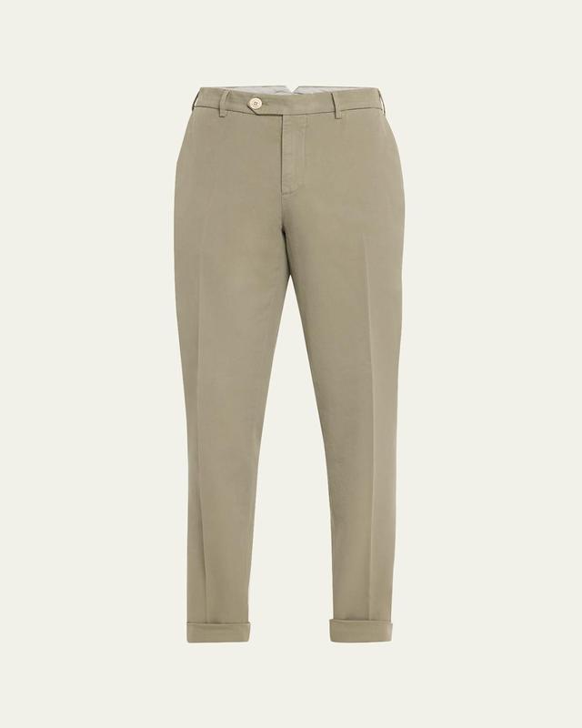 Mens Straight Leg Italian Fit Pants Product Image