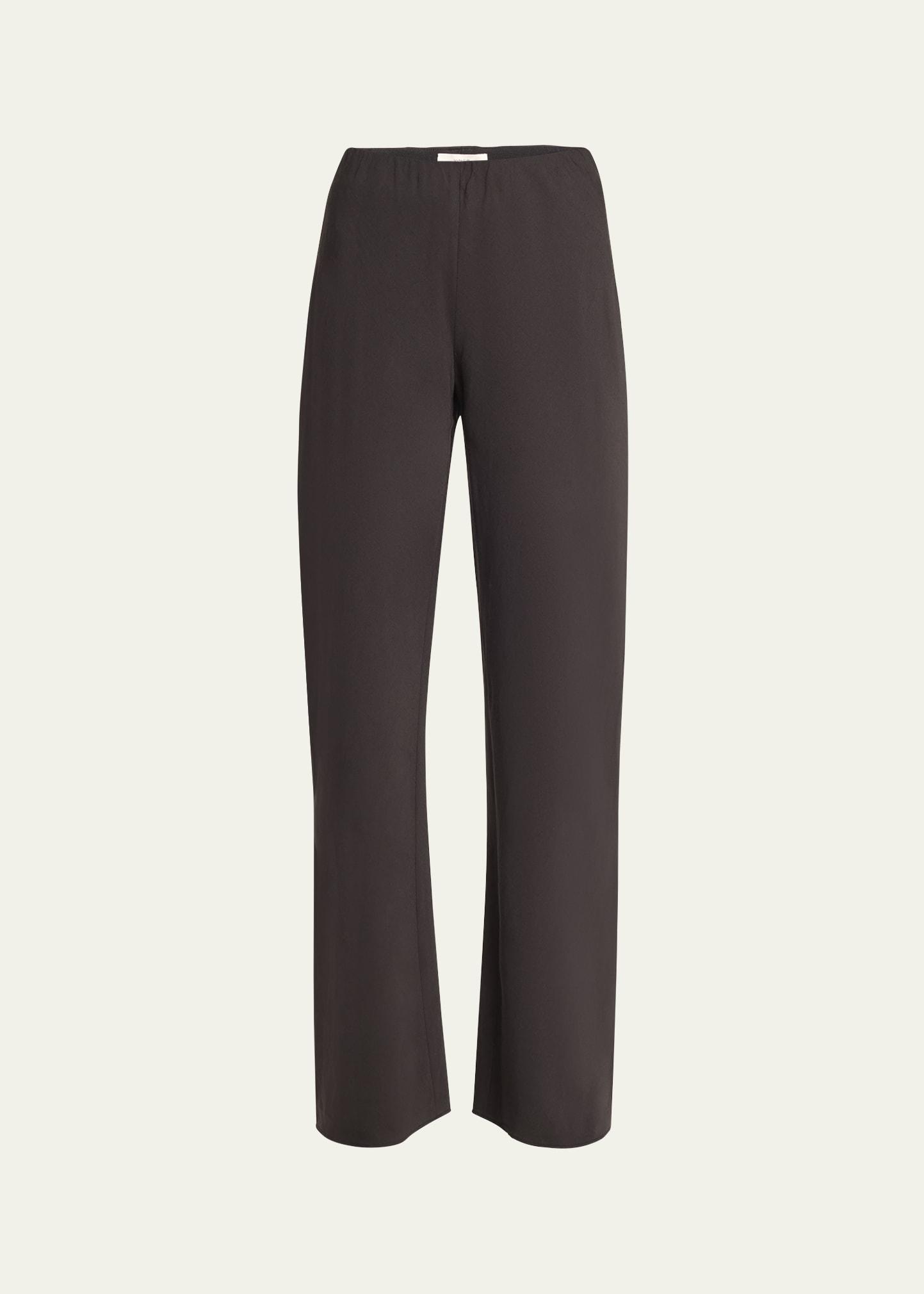 Womens Cotton-Blend Straight-Leg Pants Product Image