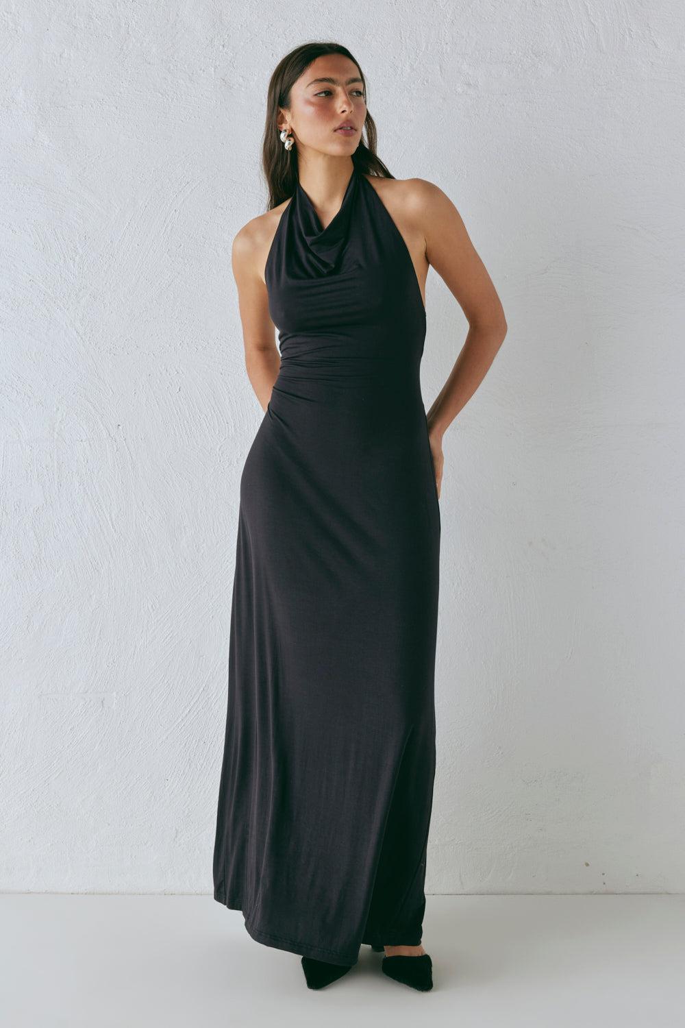 Noa Maxi Dress Black Product Image