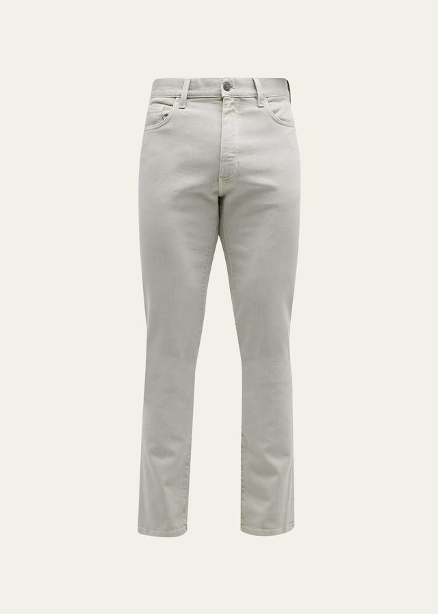 Mens Cotton-Stretch Straight Leg Pants Product Image