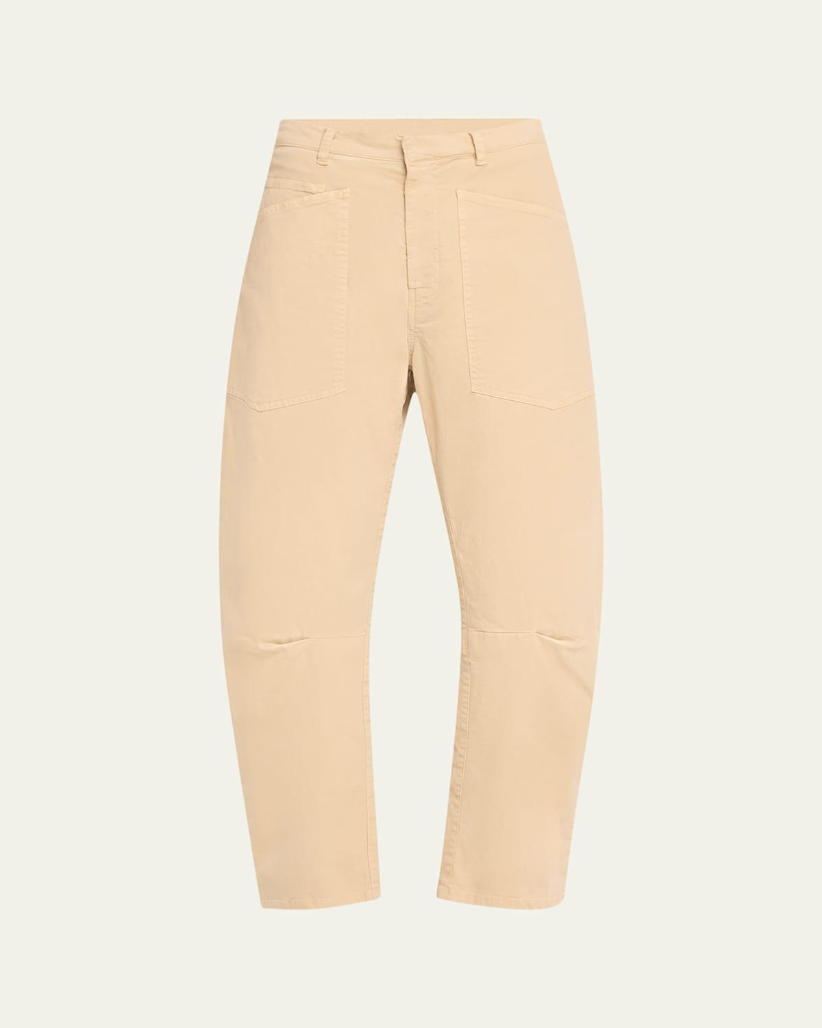 Nili Lotan Shon Twill Pants Sandstone 8 Product Image