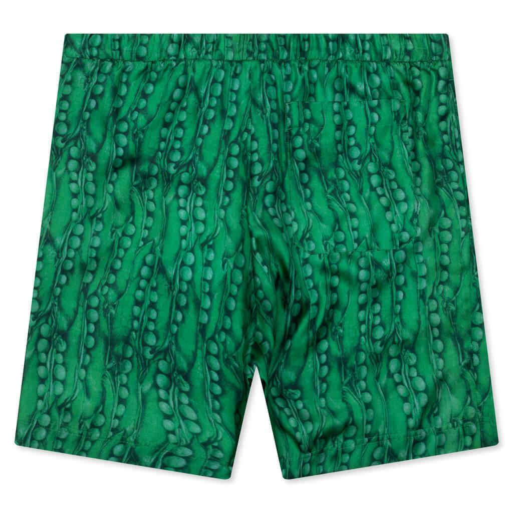 Formal Elasticated Shorts - Green Male Product Image