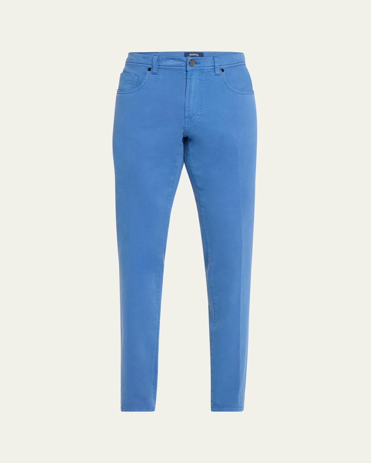 Mens Cotton and Cashmere 5-Pocket Pants Product Image