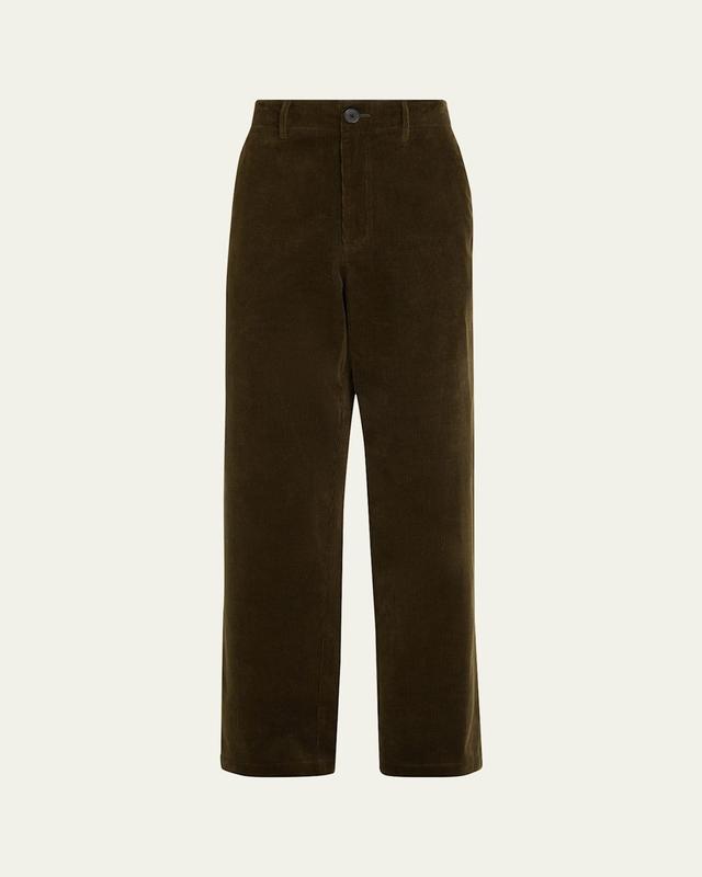 Mens Corduroy Wide-Leg Pants Product Image