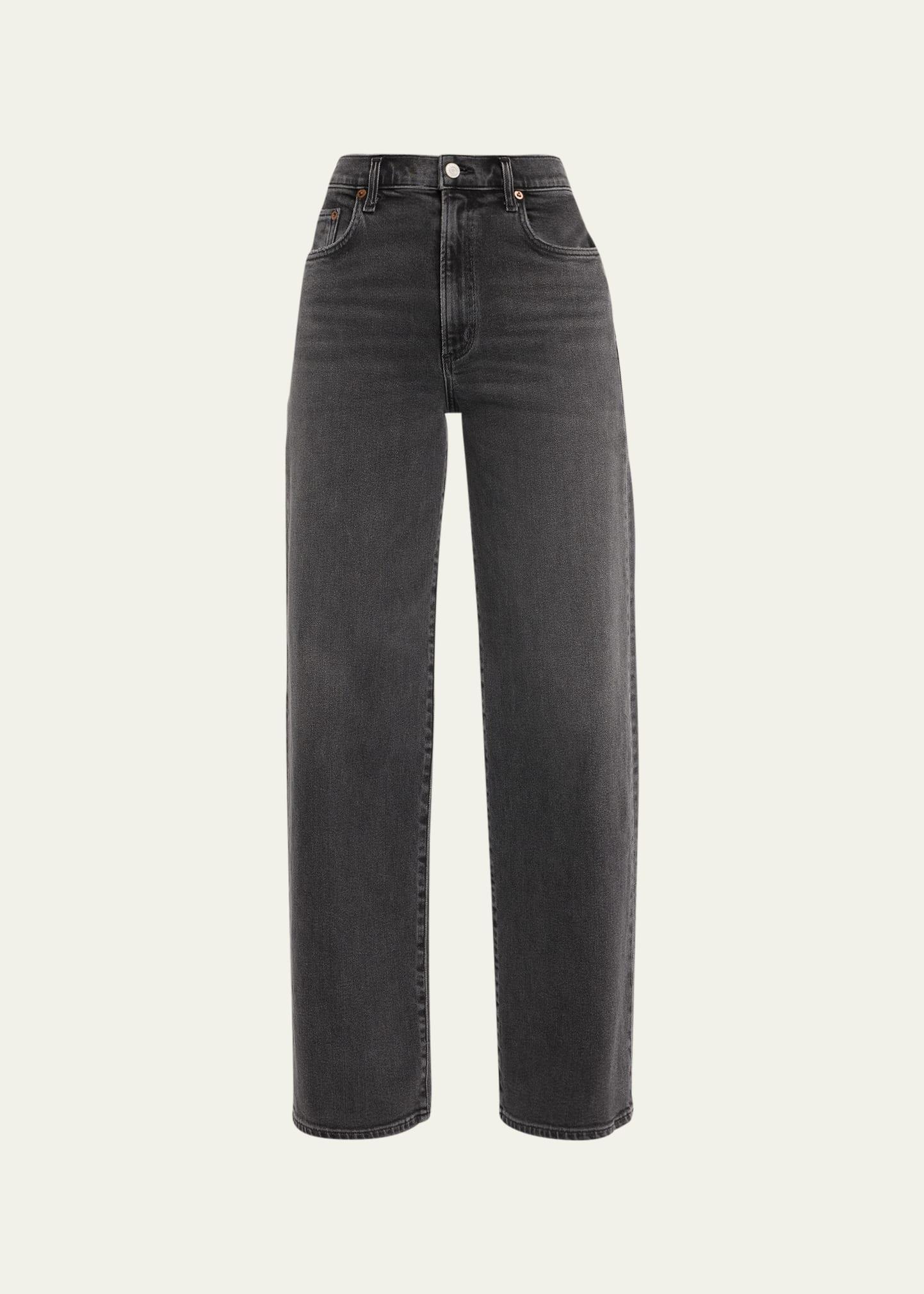 Harper High-Rise Wide-Leg Jeans Product Image