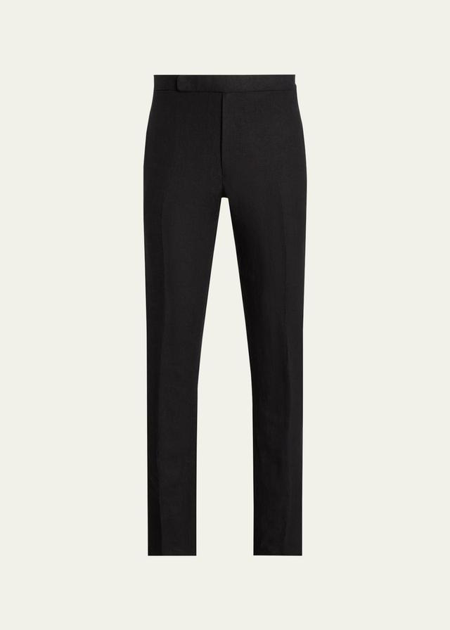 Mens Linen Tuxedo Pants Product Image