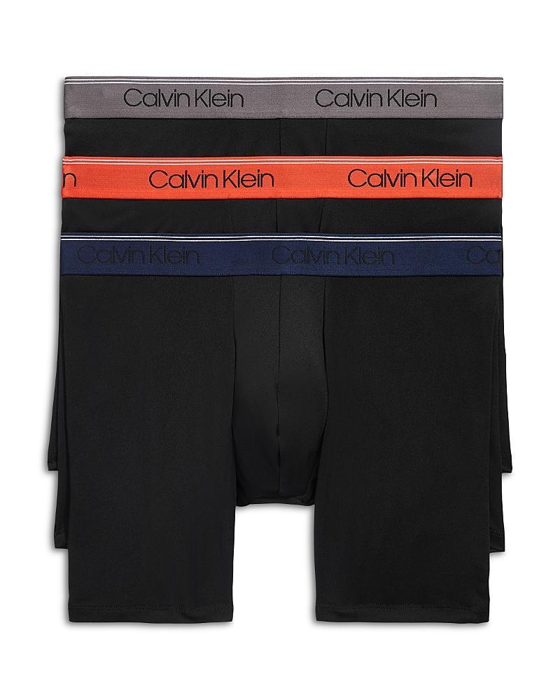 Calvin Klein 3-Pack Low Rise Microfiber Stretch Boxer Briefs Product Image