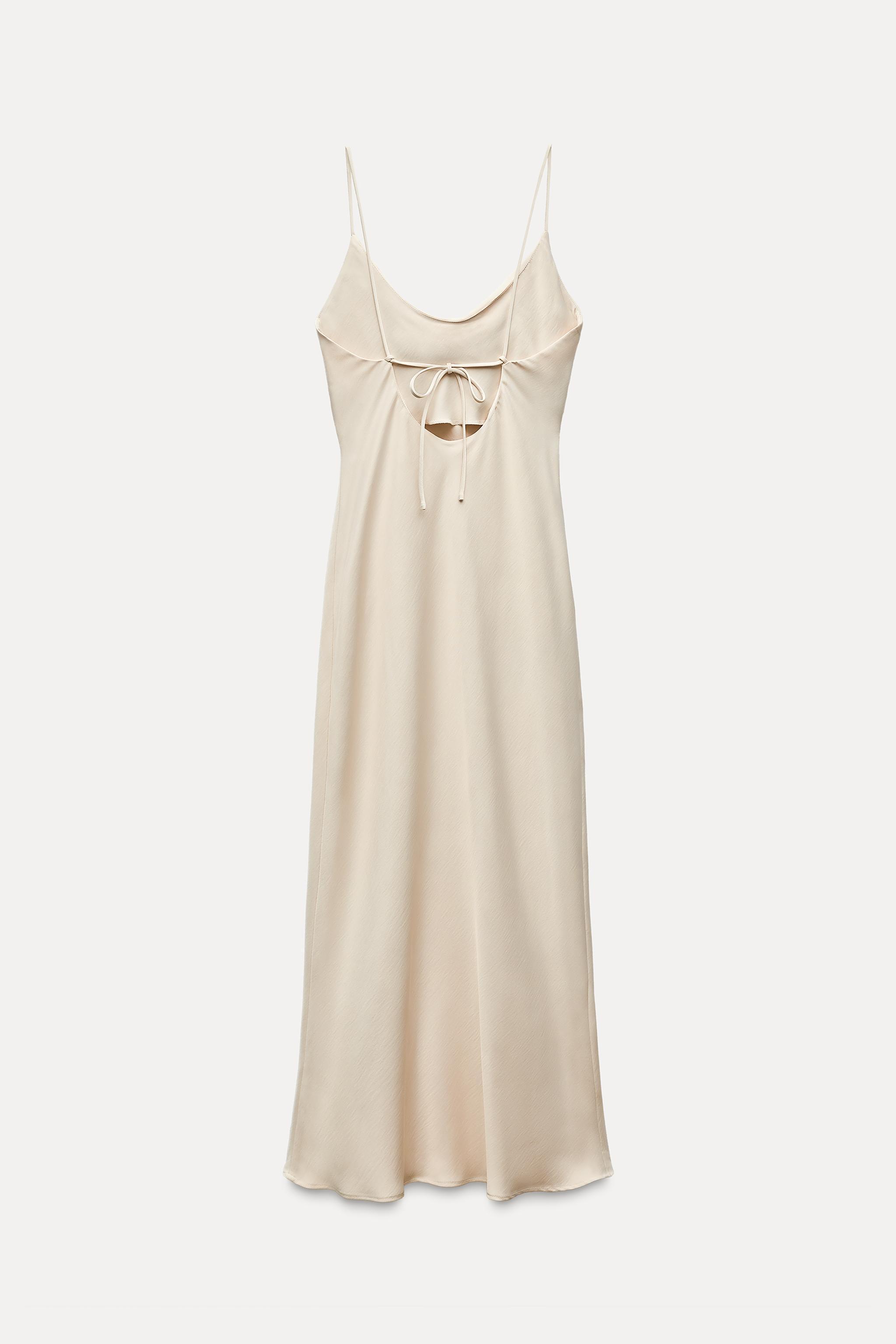 SATIN SLIP DRESS Product Image