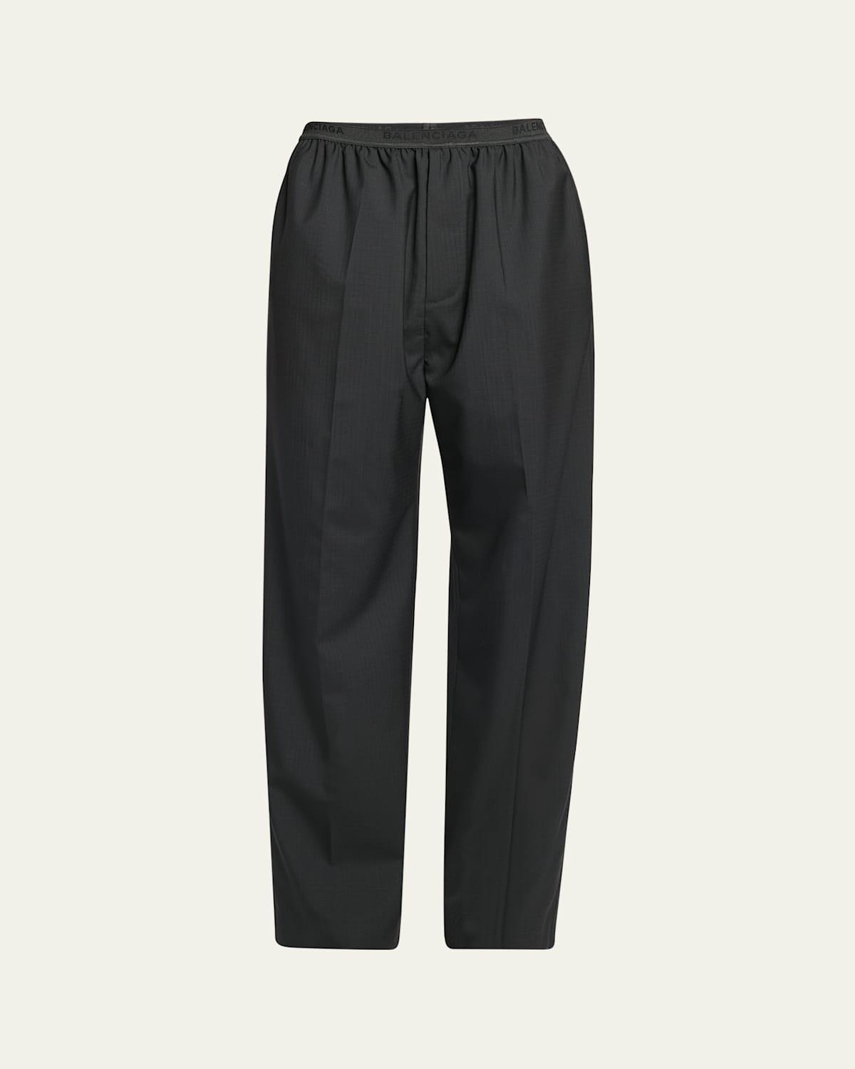 Mens Wool Ripstop Elastic-Waist Pants Product Image