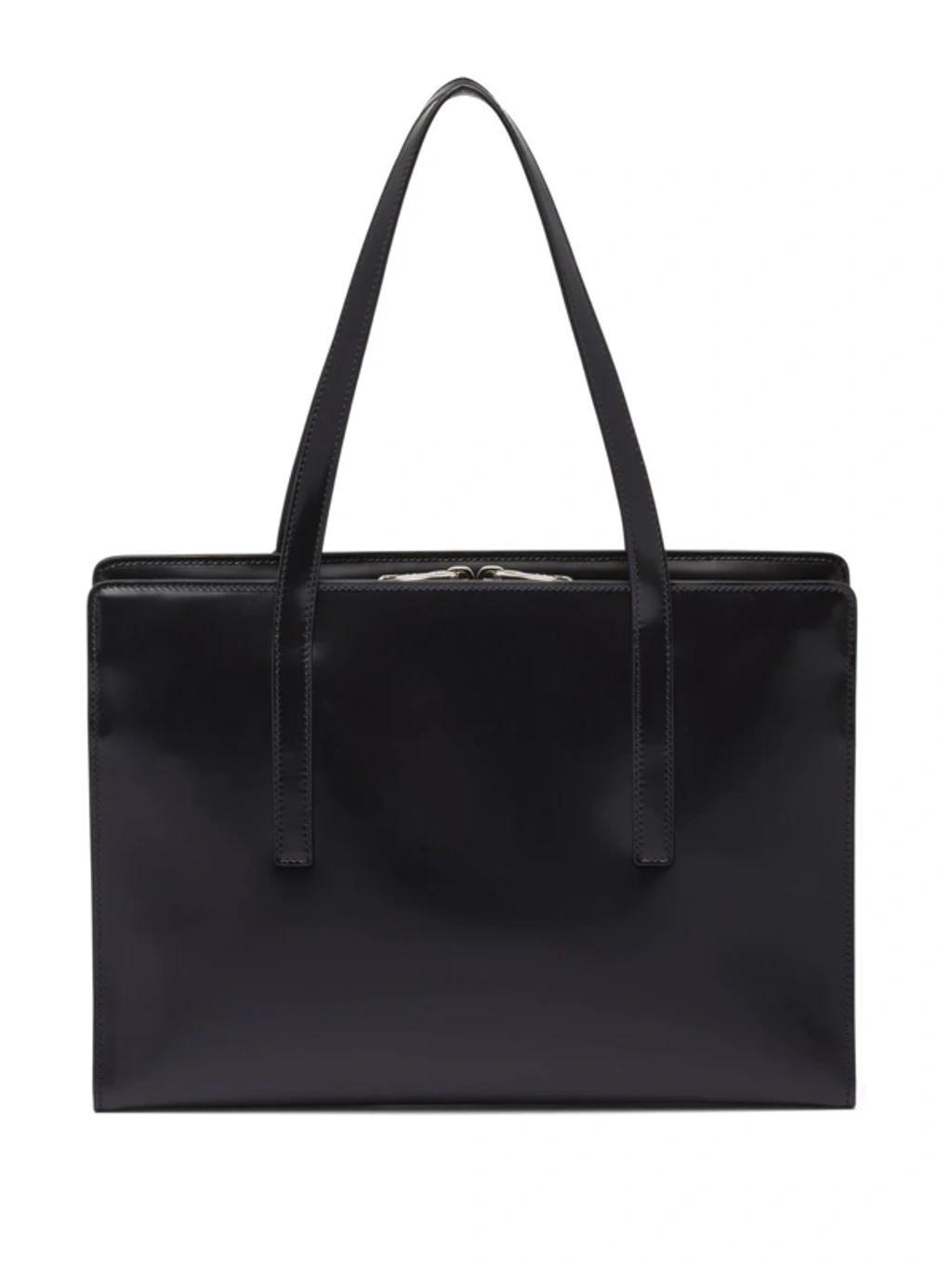 Medium Carolyn Tote Bag In Black Product Image