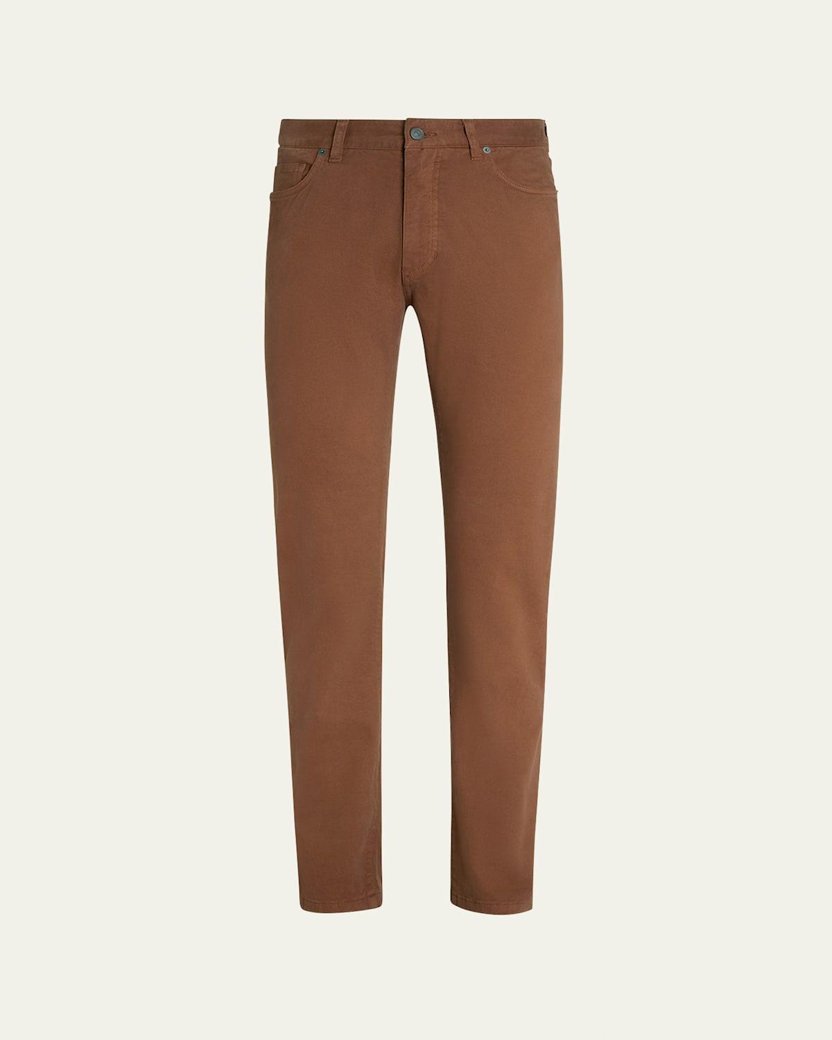 ZEGNA City Fit Stretch Cotton Pants Product Image