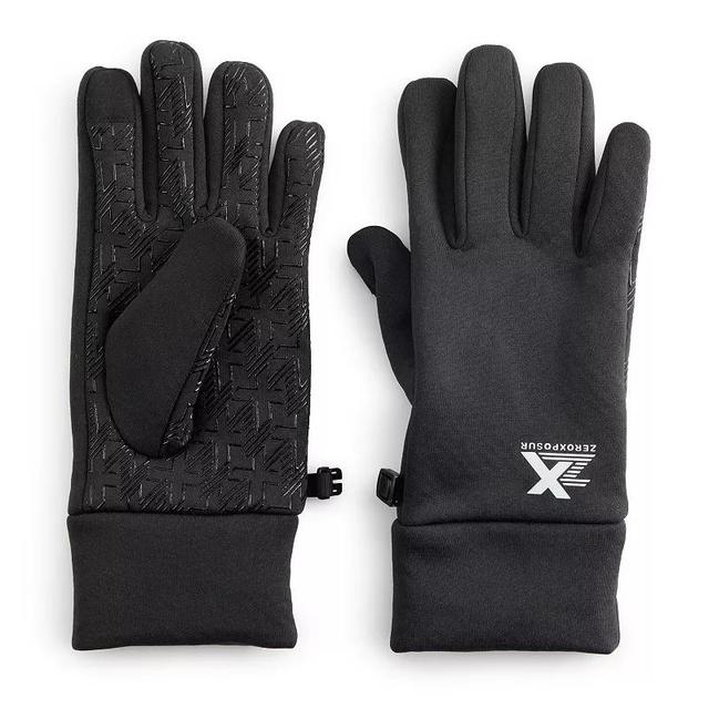 Mens ZeroXposur Lightweight Powerflex Glove with Therm-X Black Grey Product Image