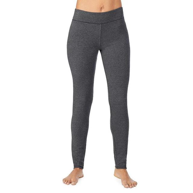 Womens Cuddl Duds Ultra Cozy Leggings Grey Product Image