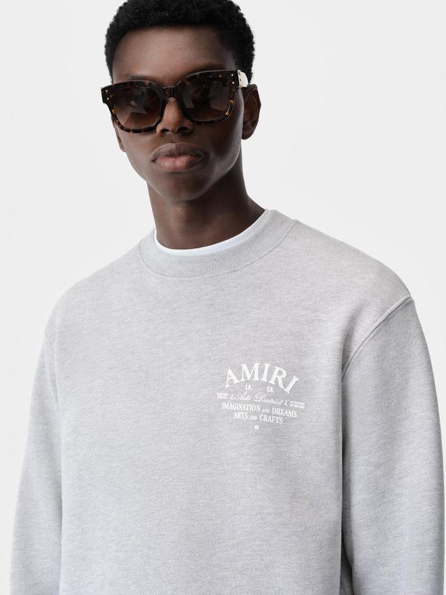 AMIRI ARTS DISTRICT CREW - Grey Male Product Image