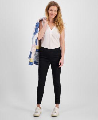 Petite Mid-Rise Pull-On Jegging Capri, Created for Macy's Product Image