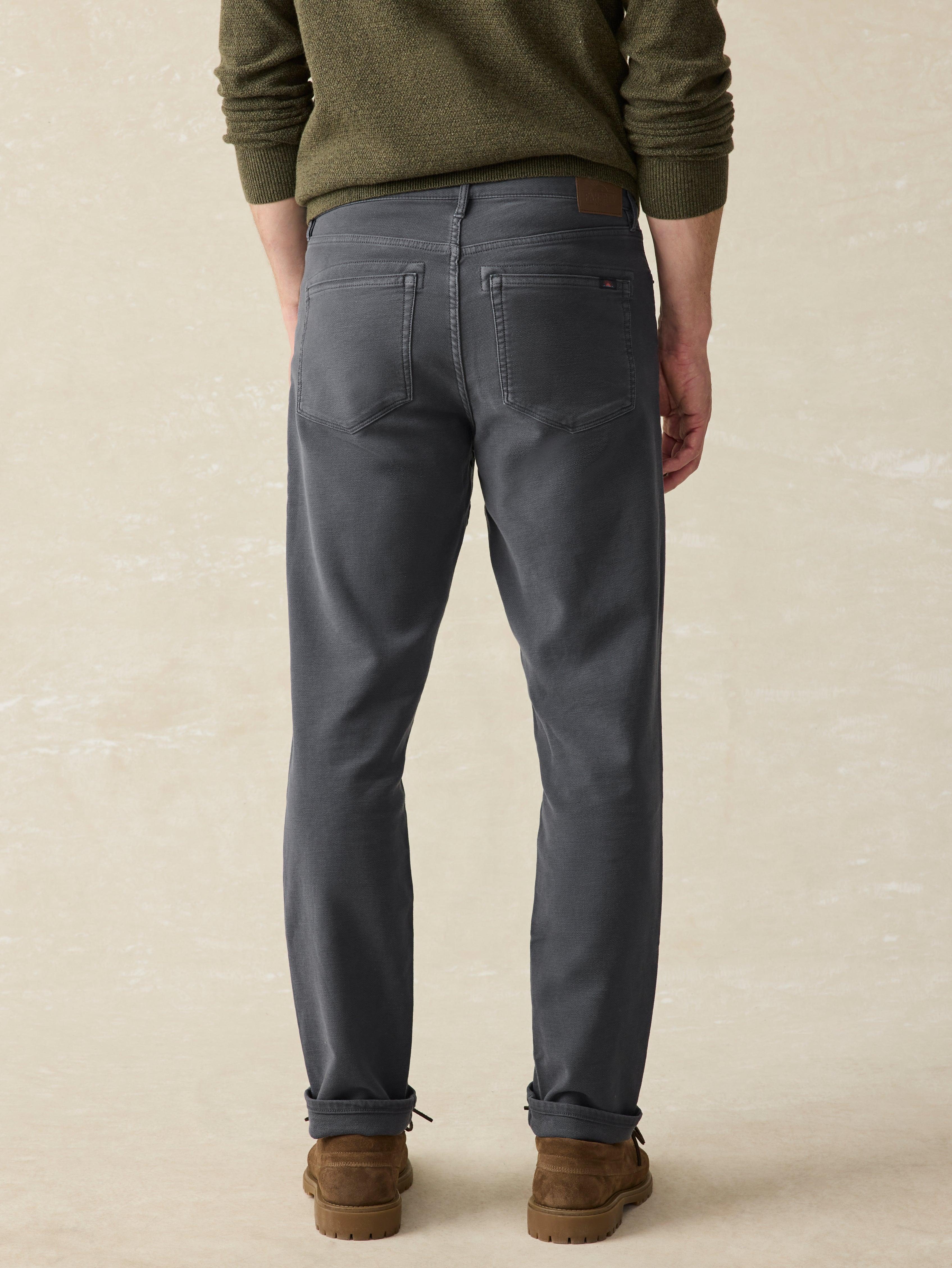 Stretch Terry 5-Pocket Pant - Deepest Navy Male Product Image