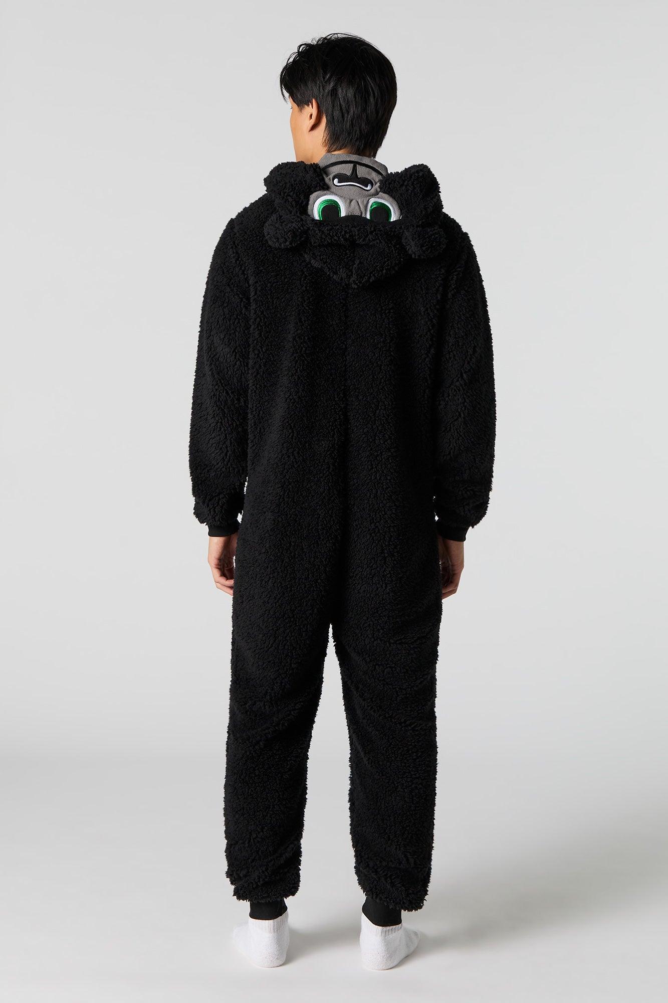 3D Gorilla Sherpa Onesie Male Product Image