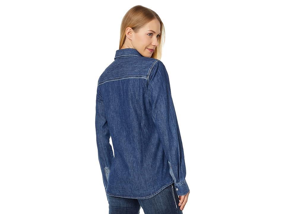 Ariat Farriday Denim Shirt (Bluelight 2) Women's Long Sleeve Button Up Product Image