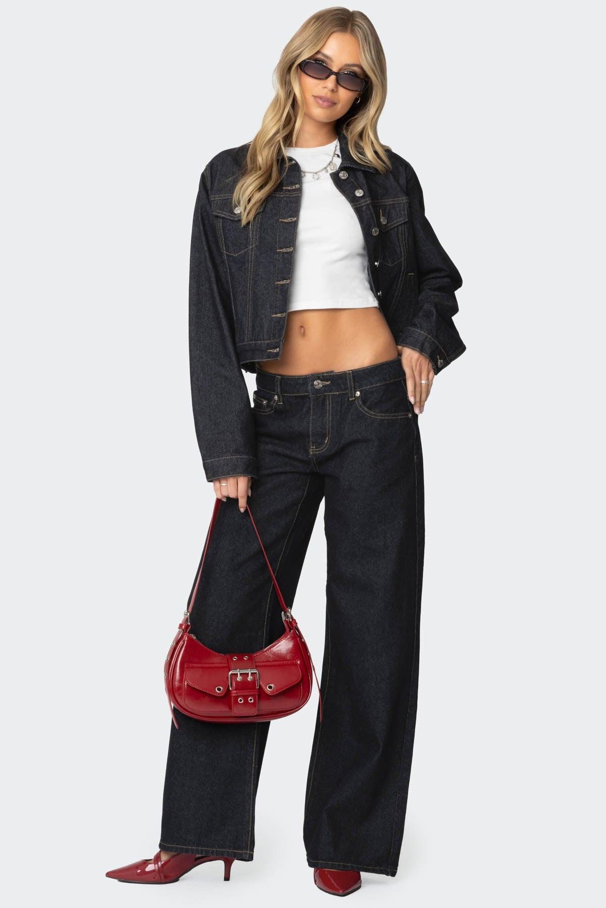 Raelynn Washed Low Rise Jeans Product Image