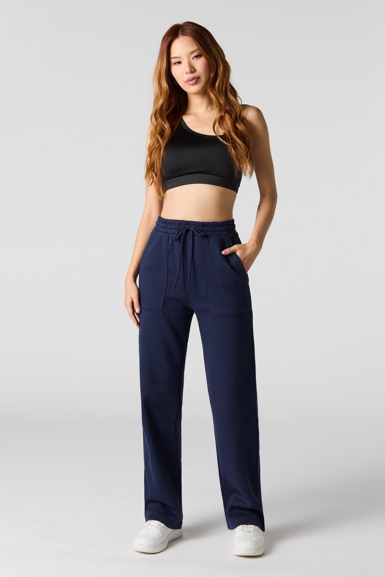 Wide Leg Fleece Sweatpant Female Product Image