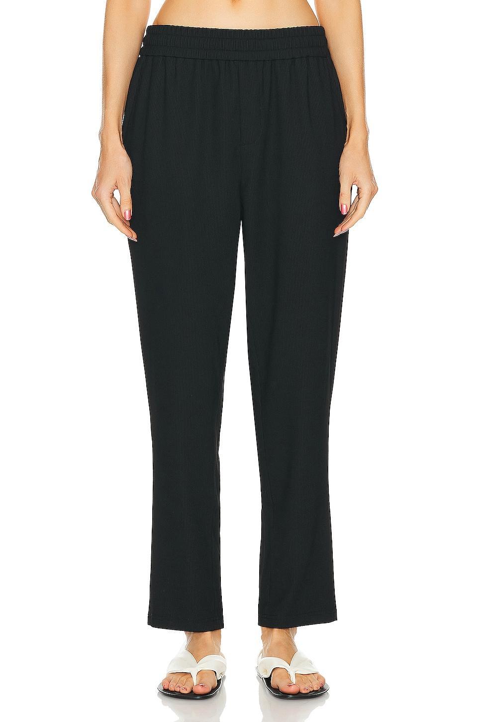 WAO Ribbed Knit Pant Brown. (also in M, XL/1X, XS). Product Image