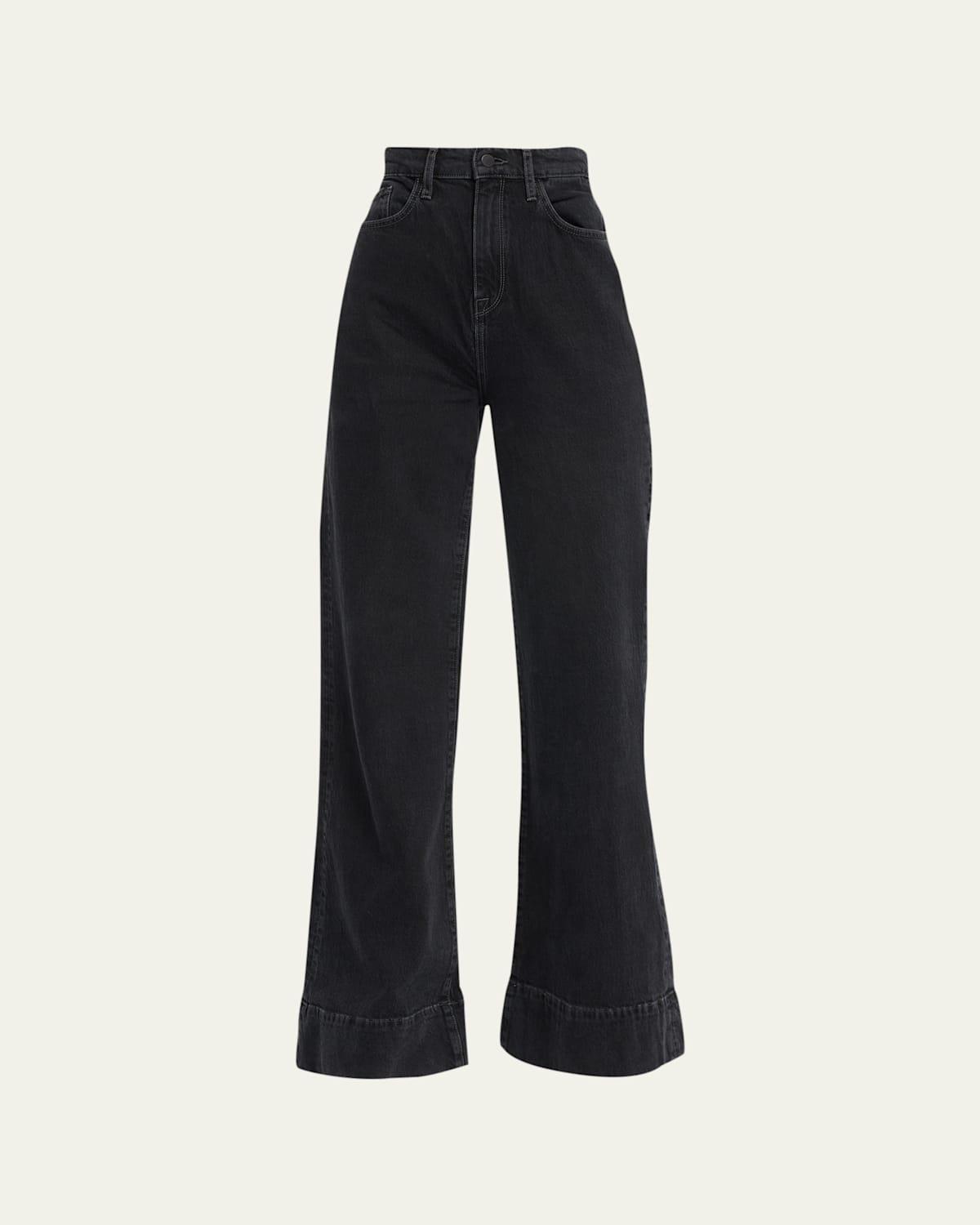 Womens Ms. Onassis High-Rise Wide-Leg Jeans Product Image