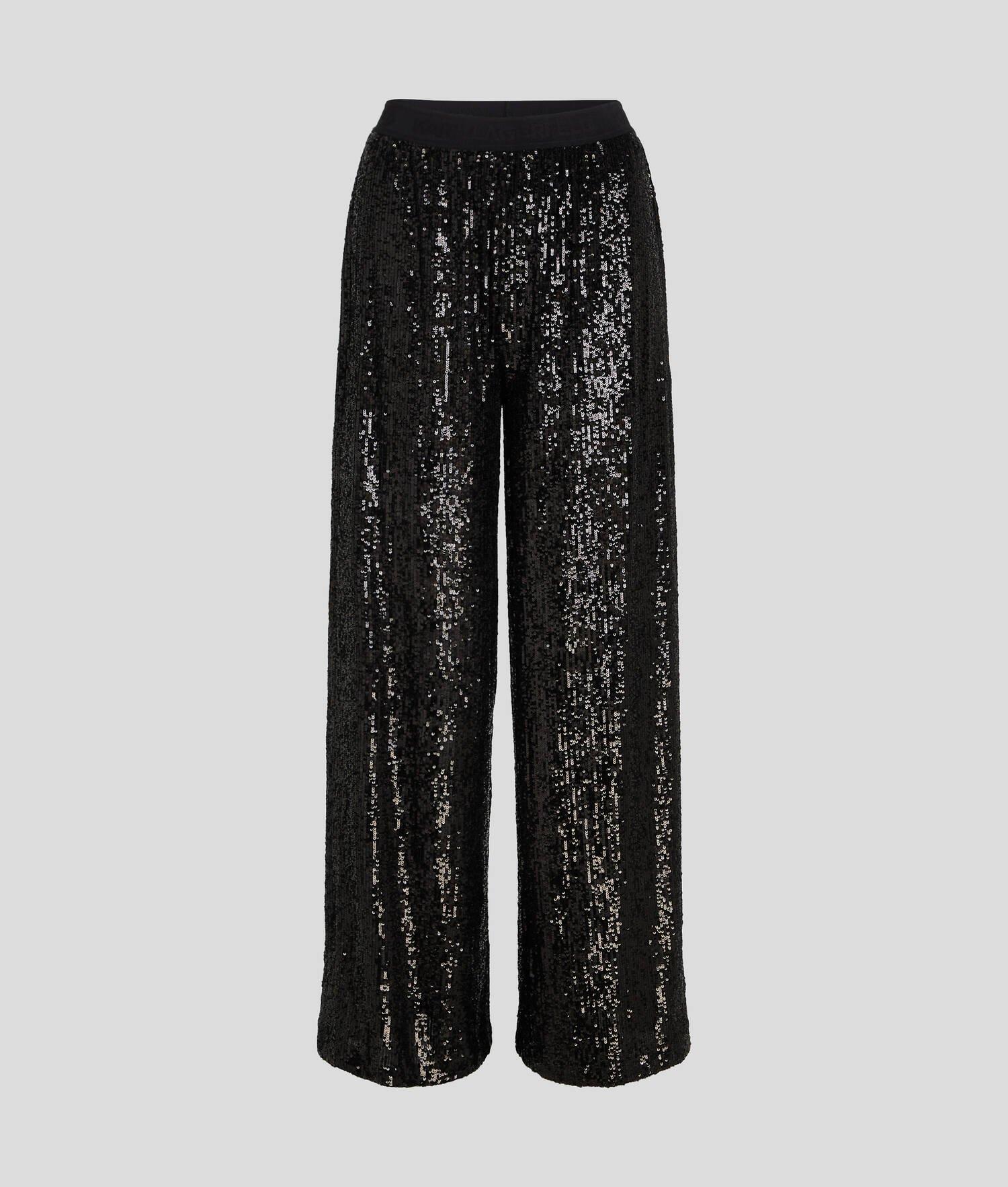 SEQUIN JERSEY PANTS Product Image