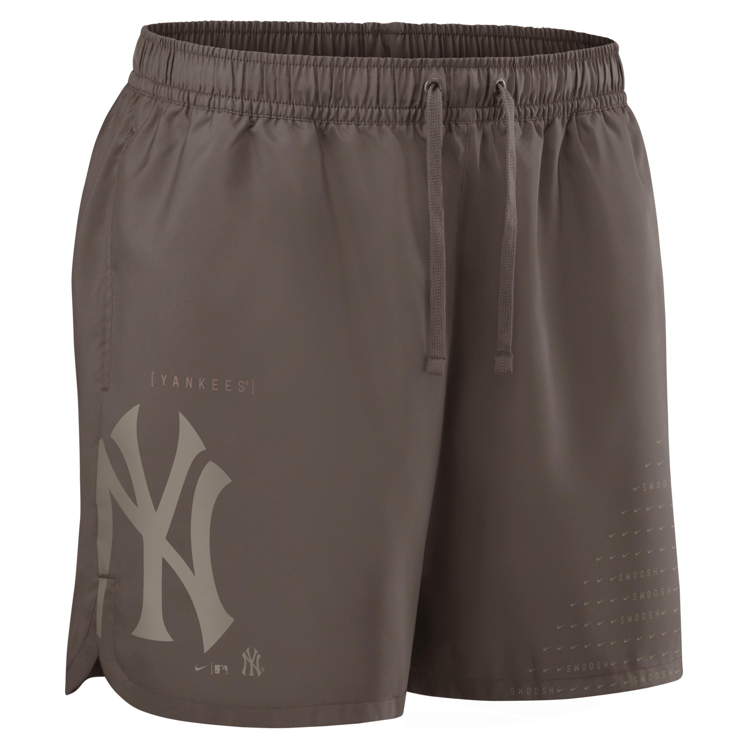 Nike Mens Light Brown New York Yankees Statement Shorts Product Image