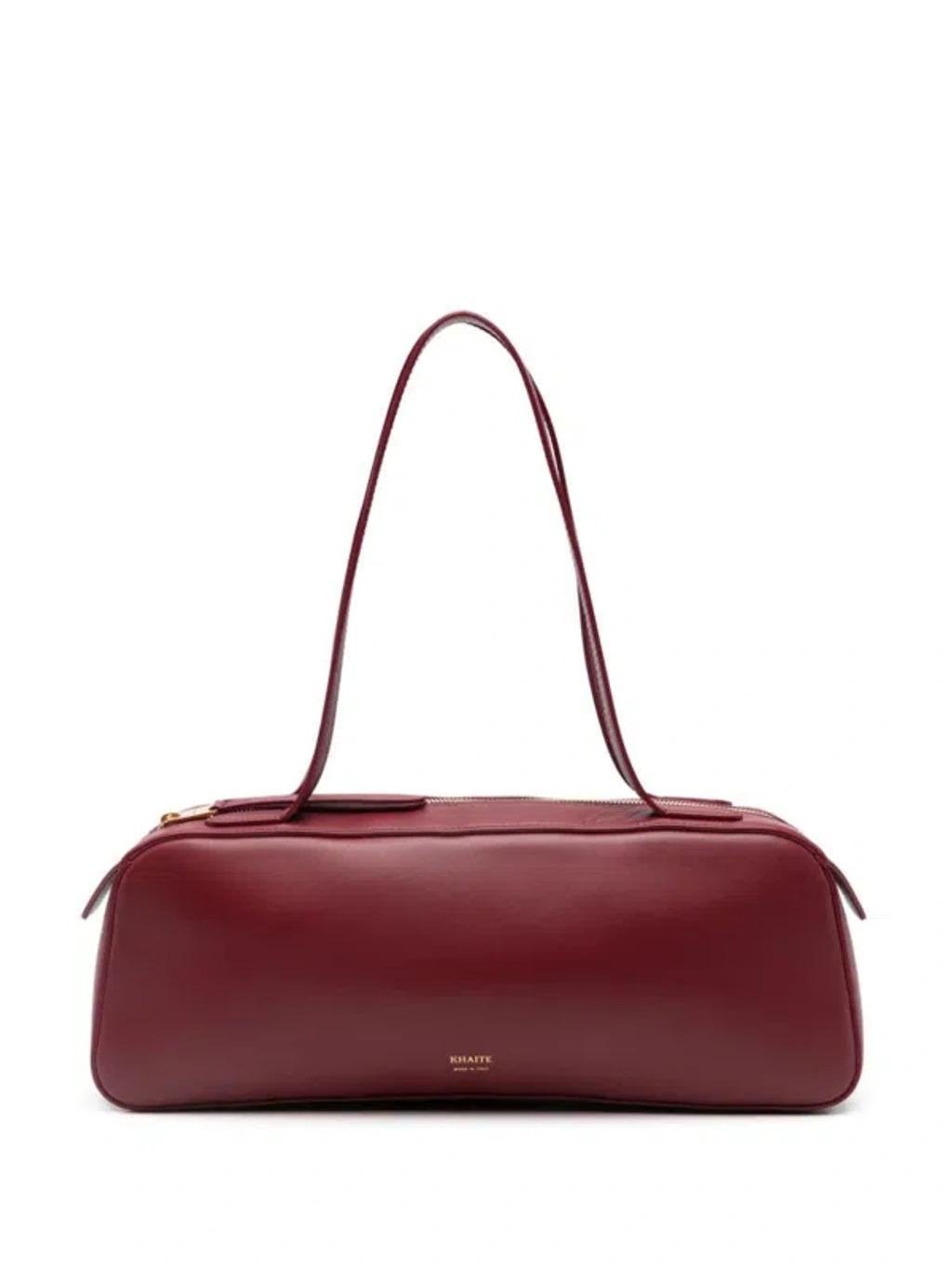 Women's Simona Leather Shoulder Bag In Bordeaux Product Image