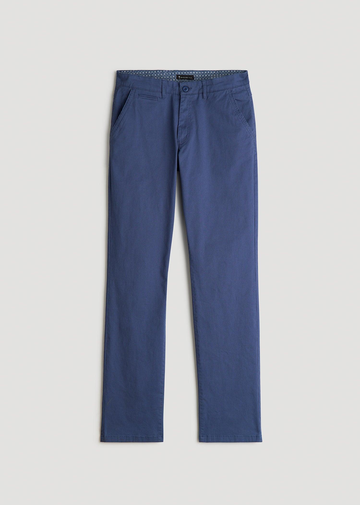 Carman TAPERED Chinos in Marine Navy - Pants for Tall Men Product Image