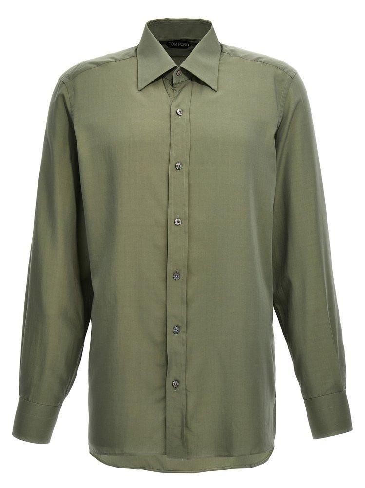 TOM FORD Buttoned Long In Green Product Image