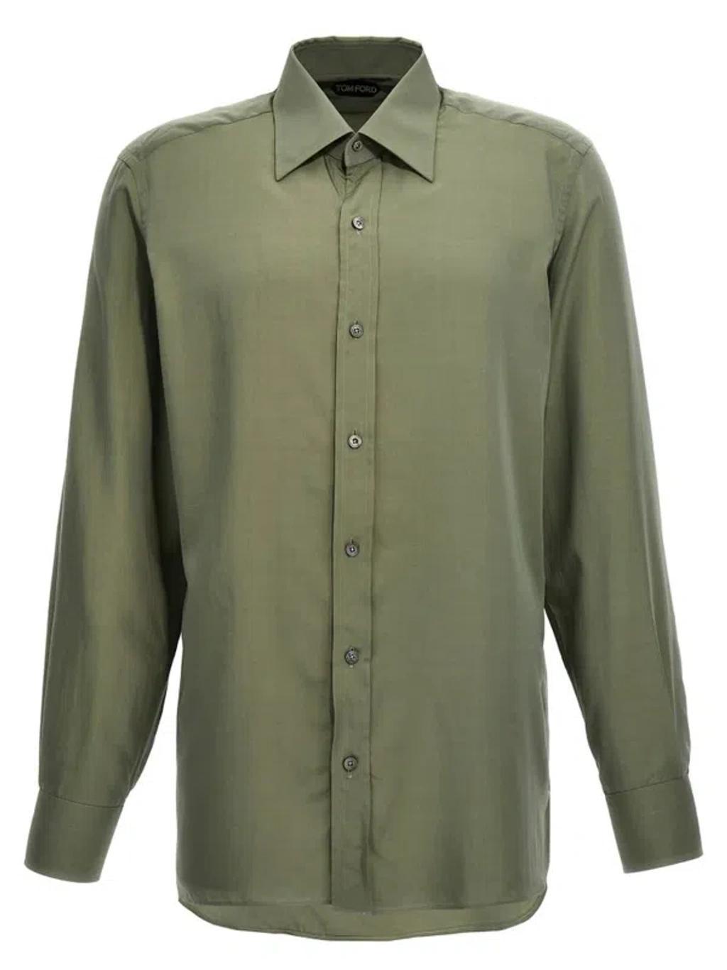 TOM FORD Buttoned Long In Green Product Image