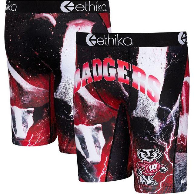 Mens Ethika Wisconsin Badgers Spirit Boxer Briefs Product Image