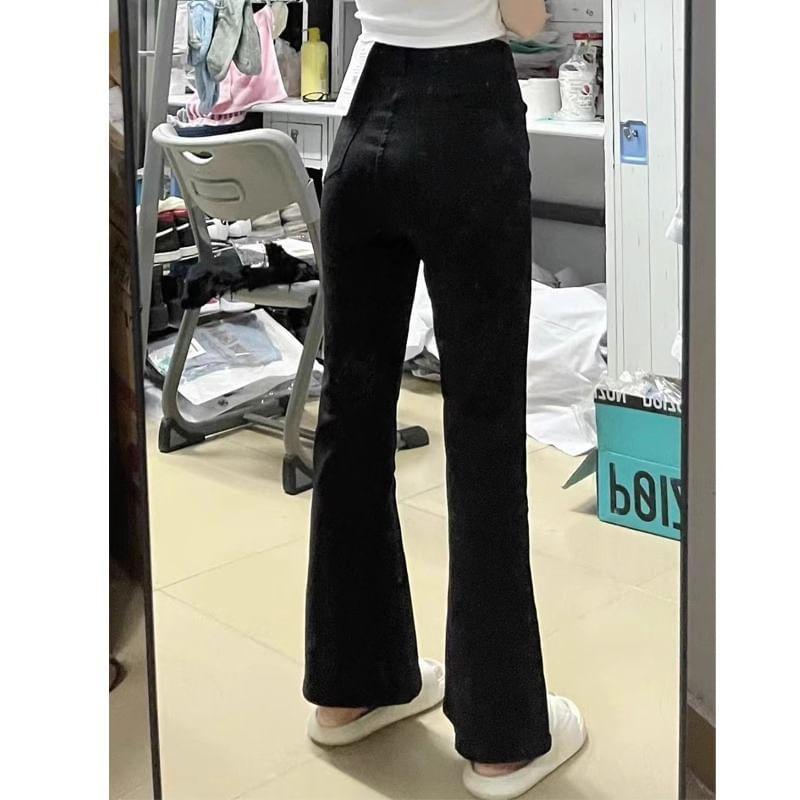 High Waist Flared Jeans Product Image