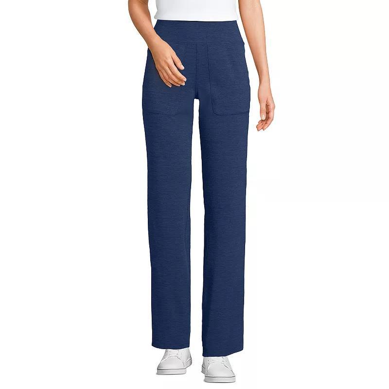 Petite Lands End Active Hi Impact HR Straight Leg Pants, Womens Product Image