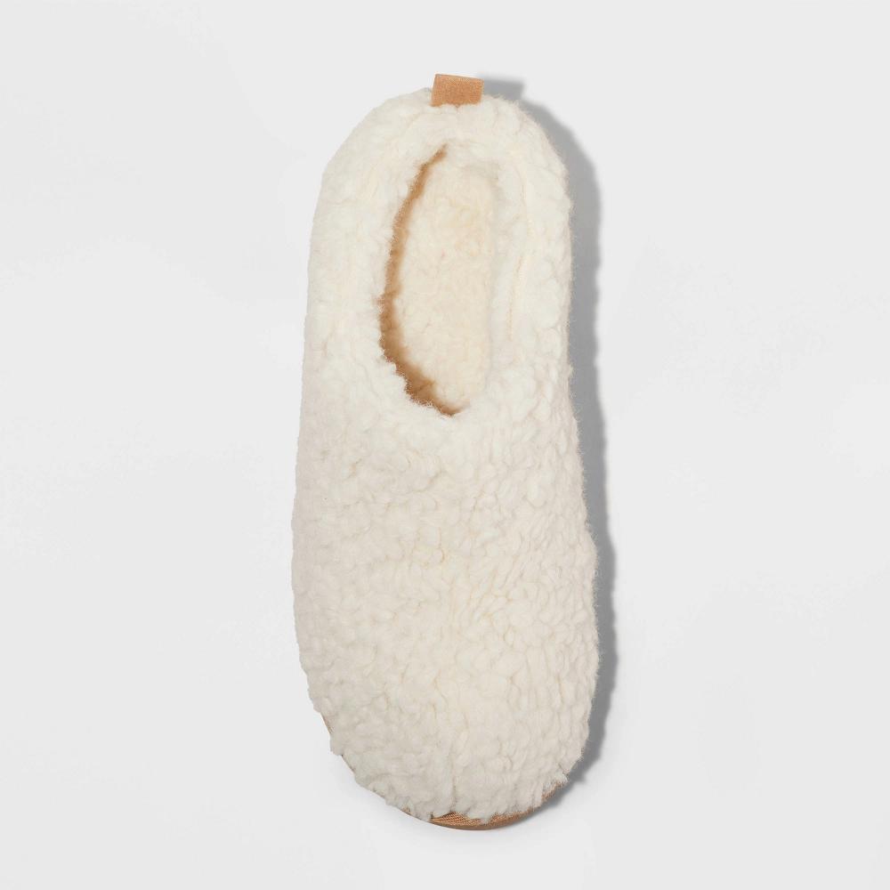 Women's Mia Faux Shearling Clog Slippers - Auden™ Beige 6 Product Image