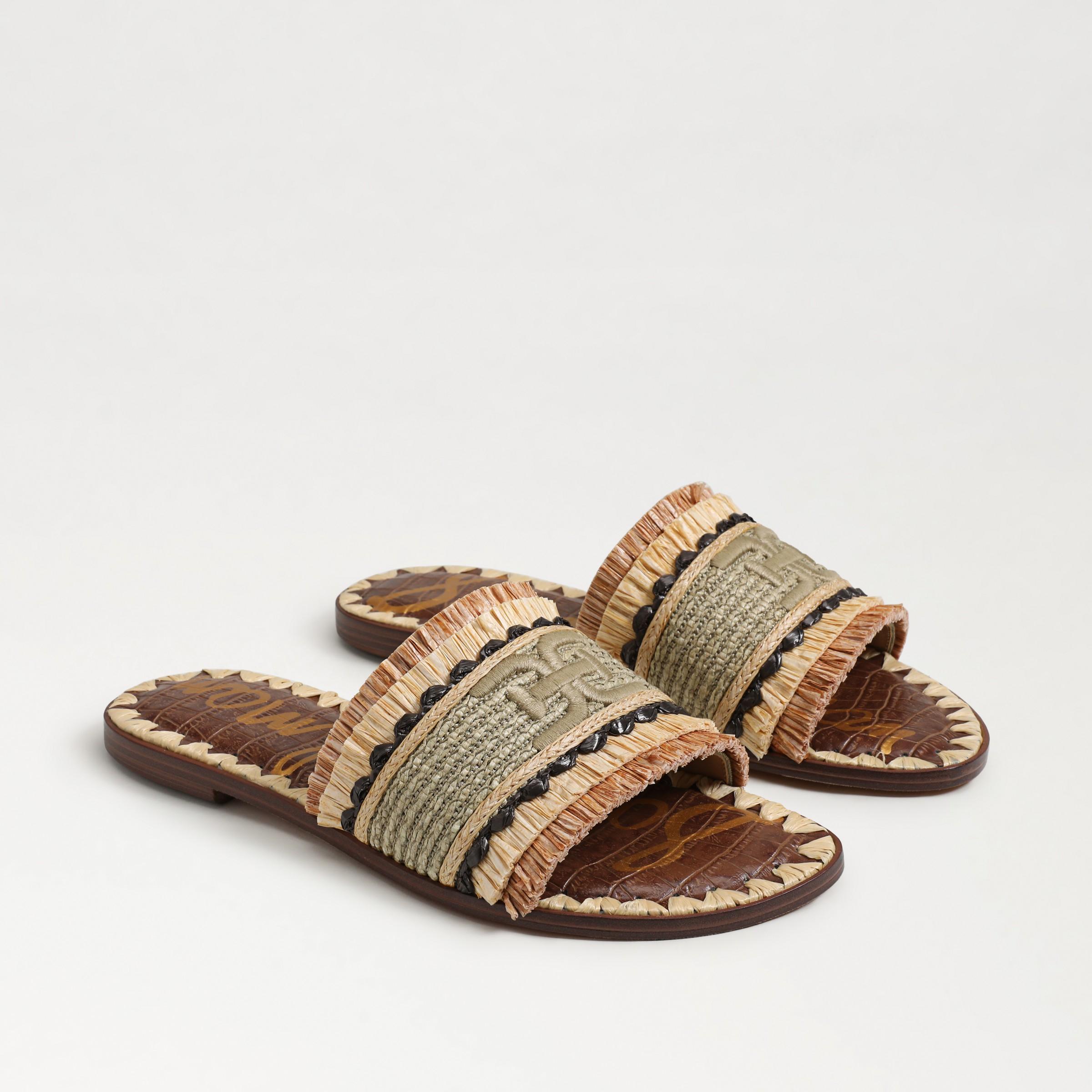 Sam Edelman Georgia Slide Sandal (Olive Multi) Women's Shoes Product Image