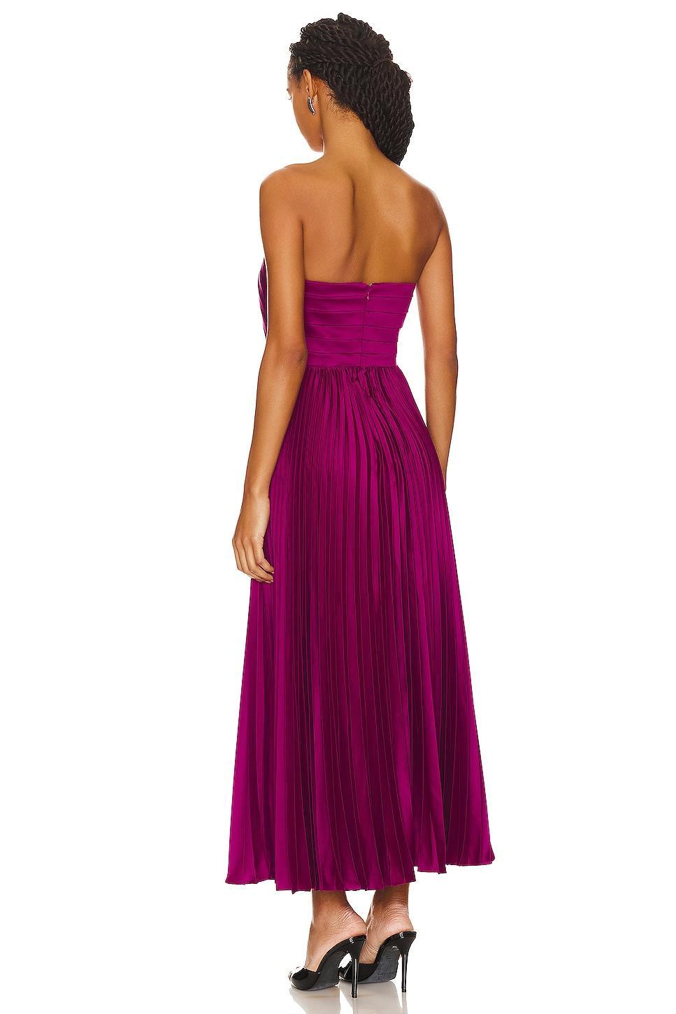 Conan Strapless Midi Dress AMUR Product Image