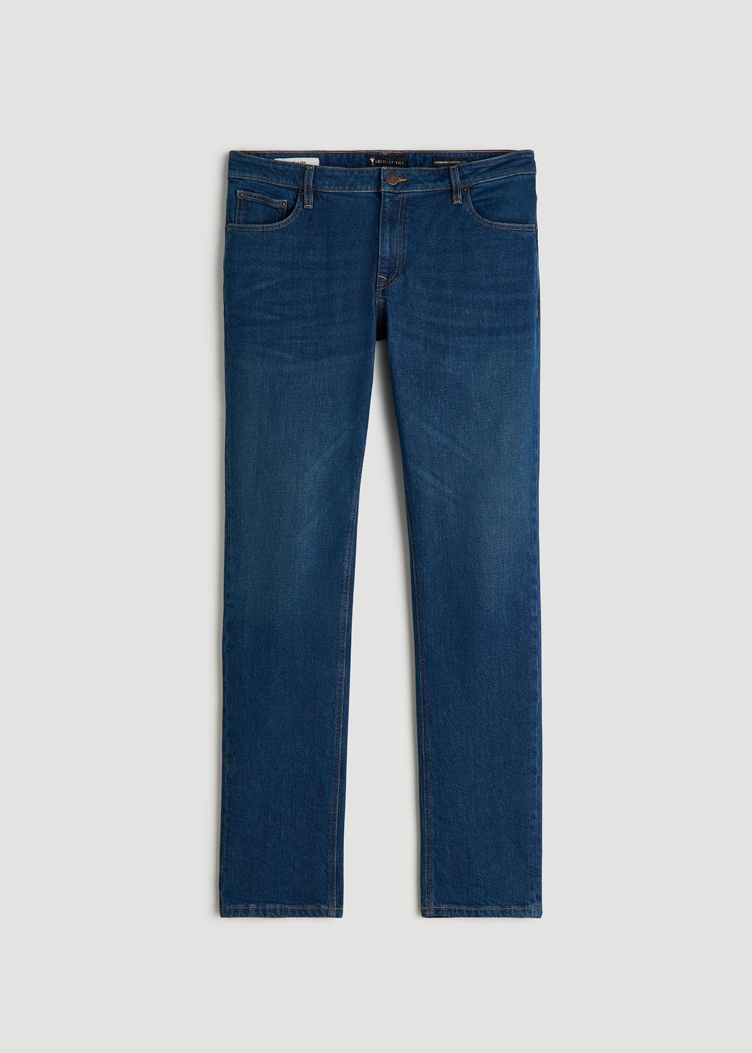 Americana Collection Carman Tapered Fit Jeans For Tall Men in Crown Blue Male Product Image