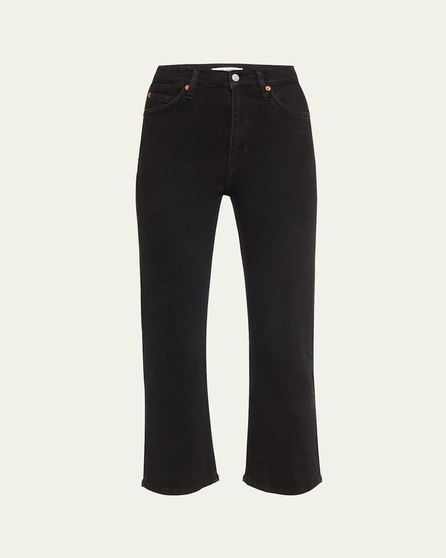 Re/Done 70s High Waist Ankle Bootcut Jeans Product Image