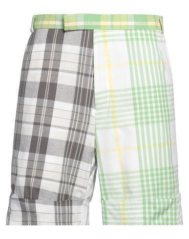 THOM BROWNE Man Shorts & Bermuda Shorts Light Green Size 2 Cotton Product Image