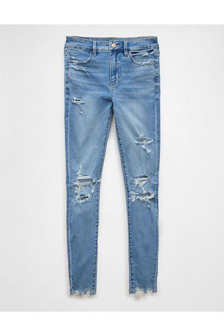 AE Next Level High-Waisted Ripped Jegging Women's Product Image