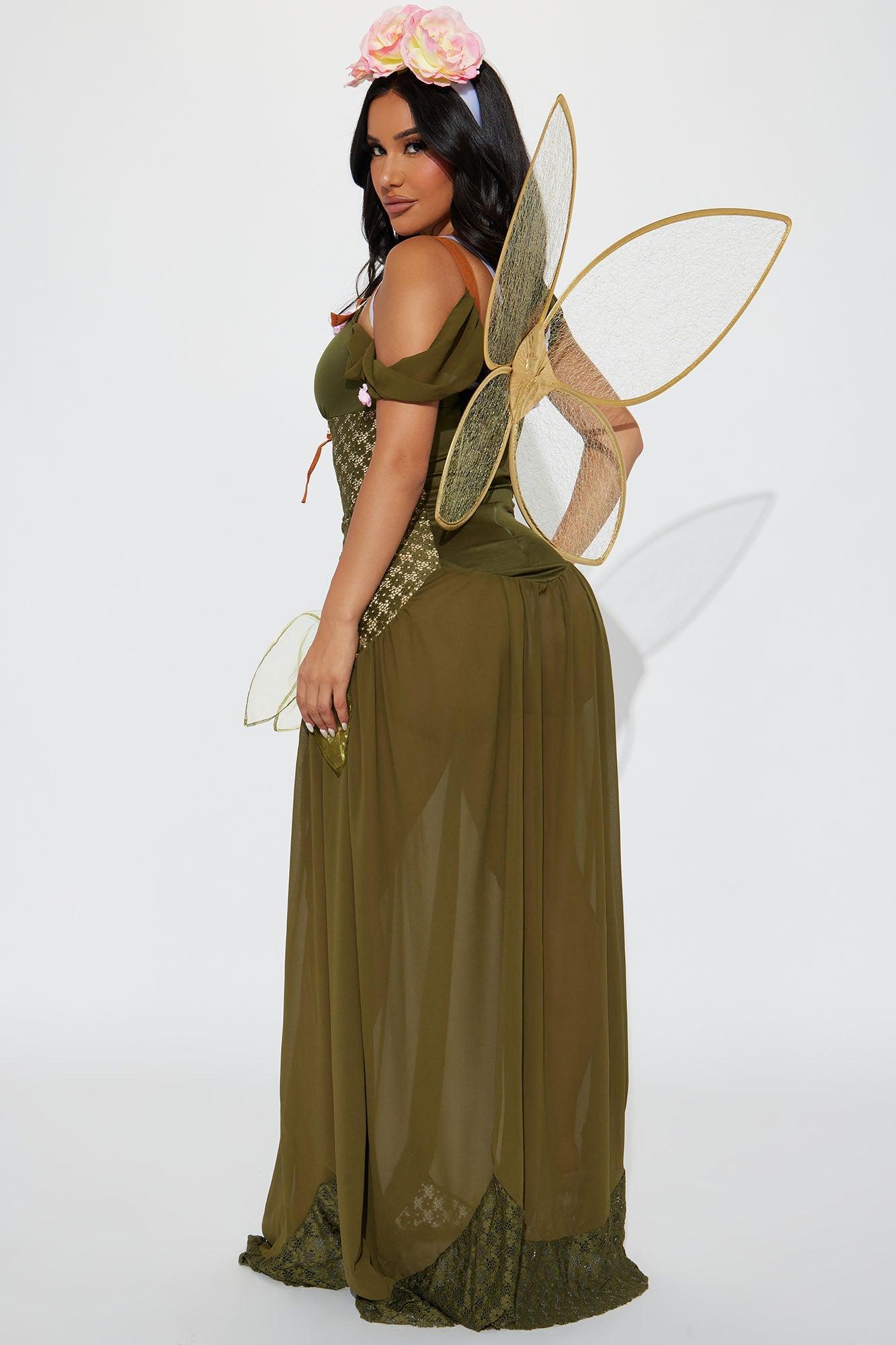 Flower Fairy 3 Piece Costume Set - Green Product Image